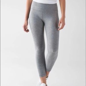 Lululemon wunder under high rise grey